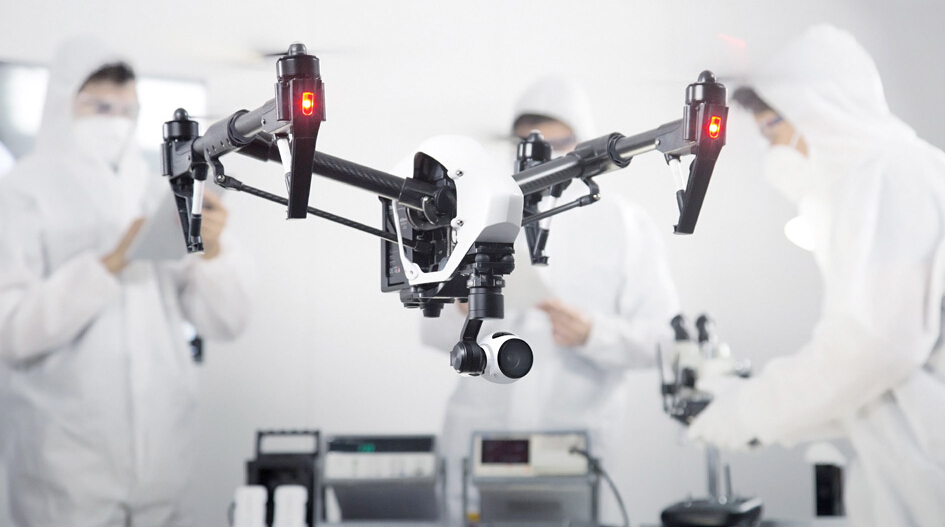 Le DJI Inspire 1 drone avec une camra 4K