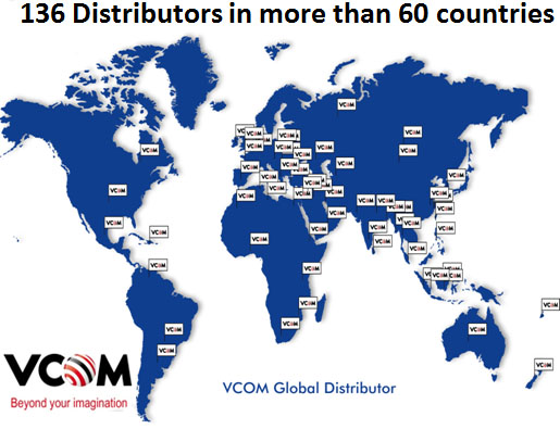 VCOM a augment de 5 distributeurs quand la nouvelle anne commence