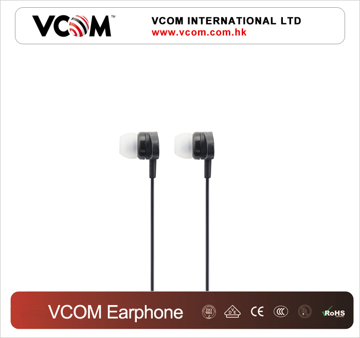 Ecouteurs VCOM  plastique lgants pour Musique