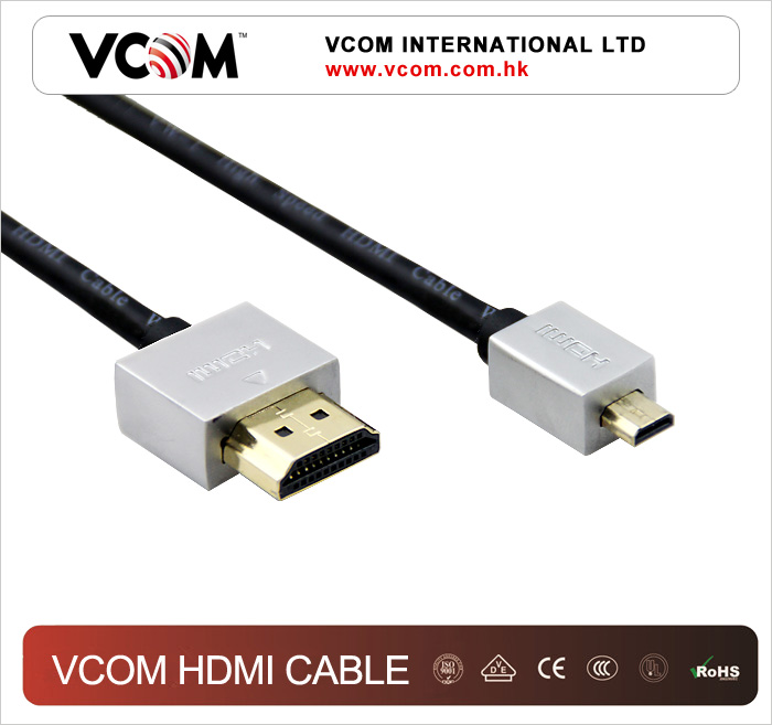 Cble HDMI VCOM ultra mince  Haute Qualit