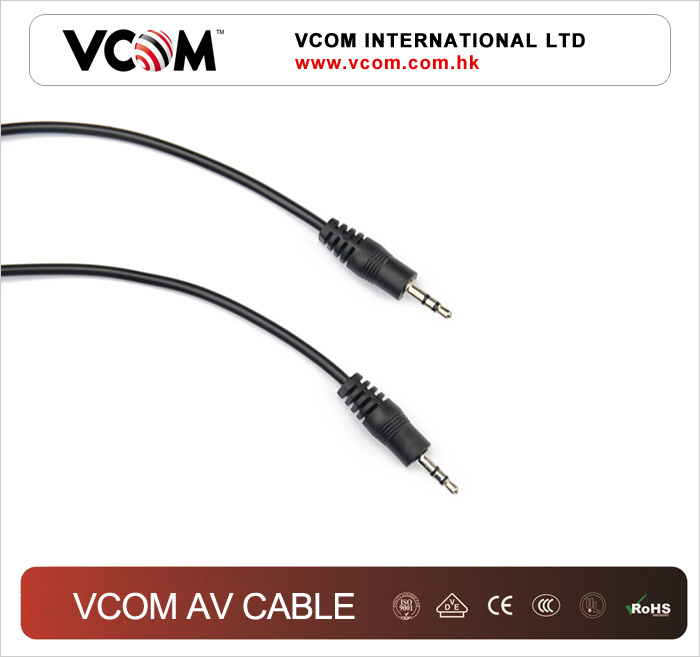 VCOM 3,5 mm Cble Audio  2 fiches RCA 