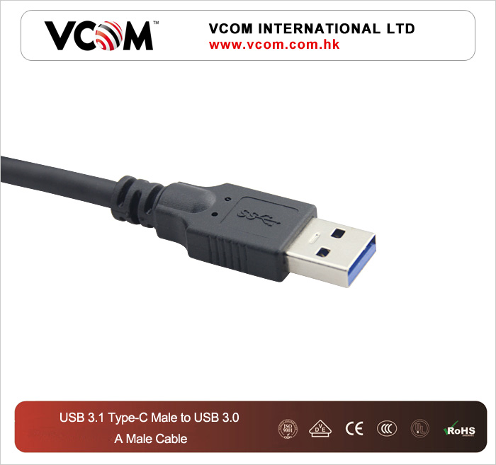 Cble VCOM USB 3.1, rcent et rapide USB