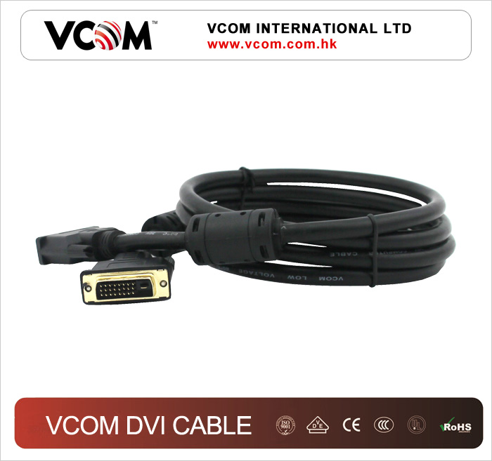 cble DVI VCOM 24 + 1 M / M + 2 ferrites