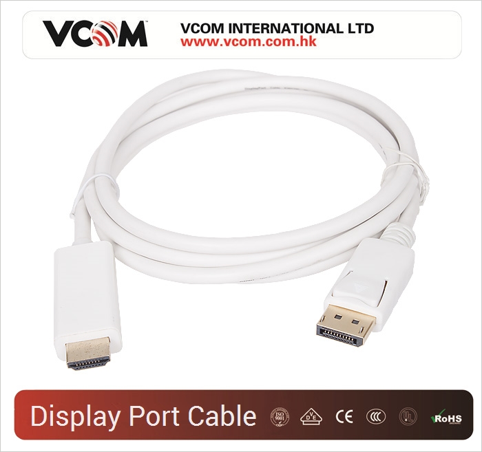 cble VCOM  Mini affichage M/HDMI 19P M Blanc