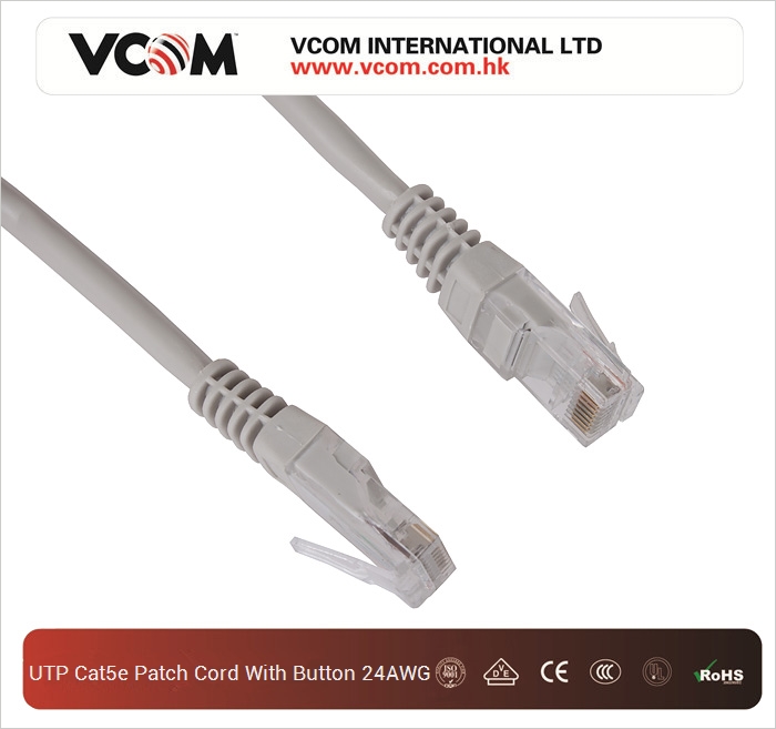 Corde VCOM UTP CAT5e Gris