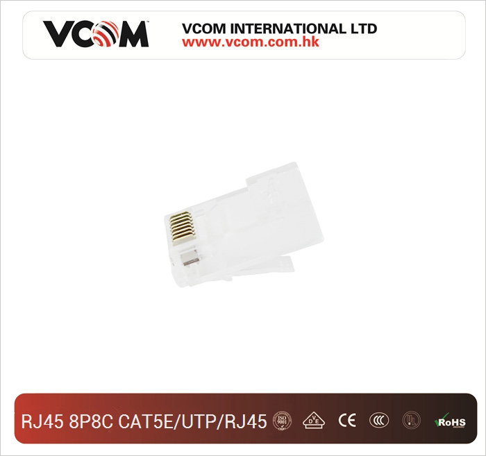 Fiche VCOM CAT5e RJ45 UTP 8P8C 