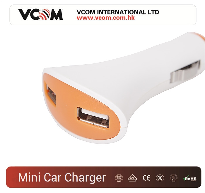 Mini Chargeur de voiture USB VCOM 