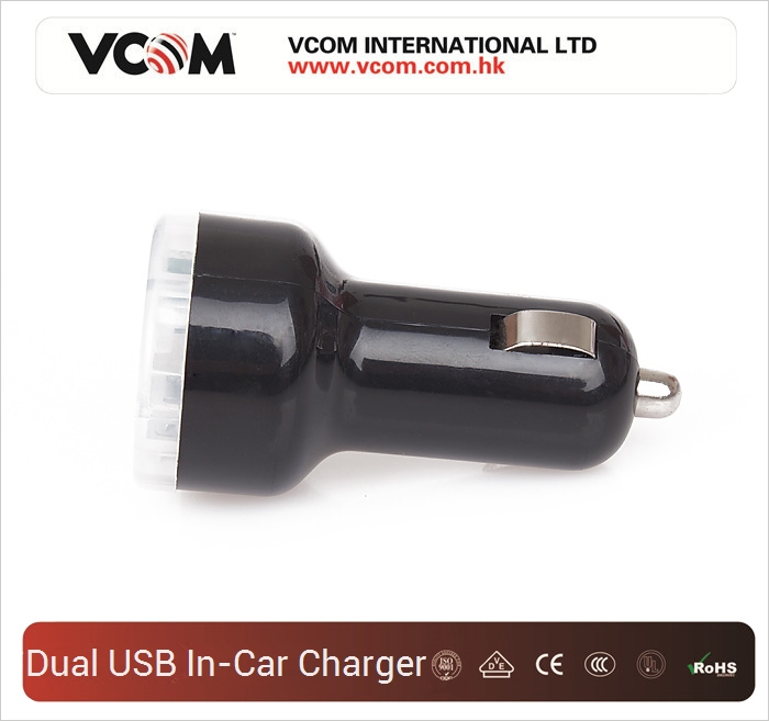 Mini Chargeur de voiture USB VCOM 