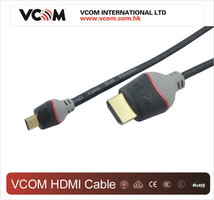 Cble HDMI VCOM mince avec haute vitesse pour les appareils portables