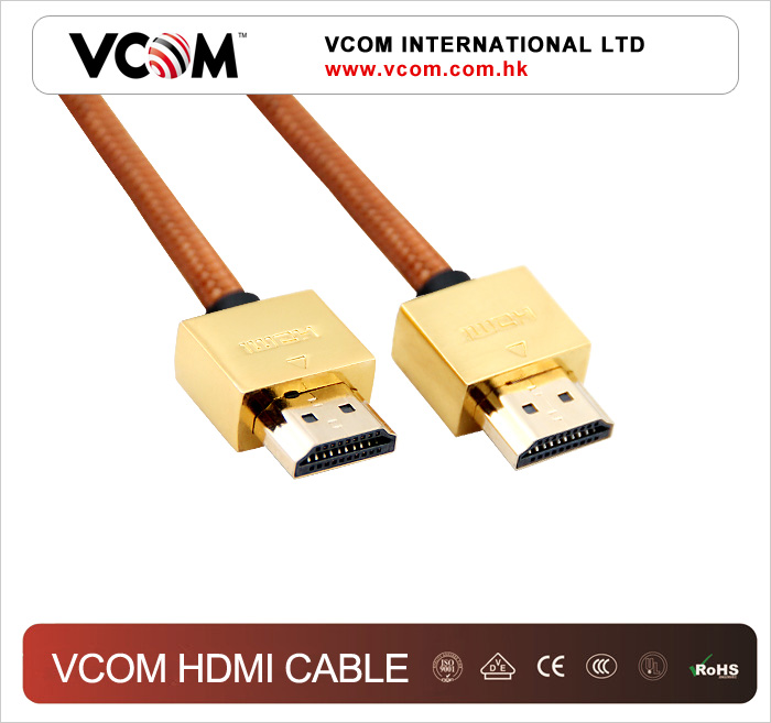 Cble HDMI VCOM ultra mince  Haute Qualit