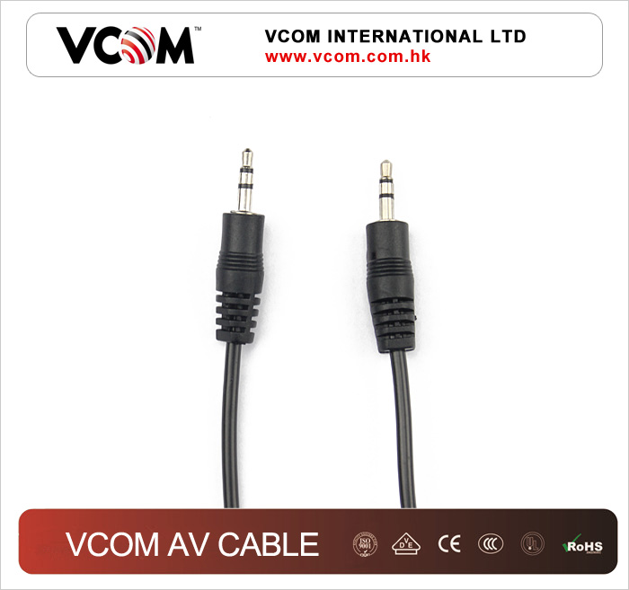 VCOM 3,5 mm Cble Audio  2 fiches RCA 