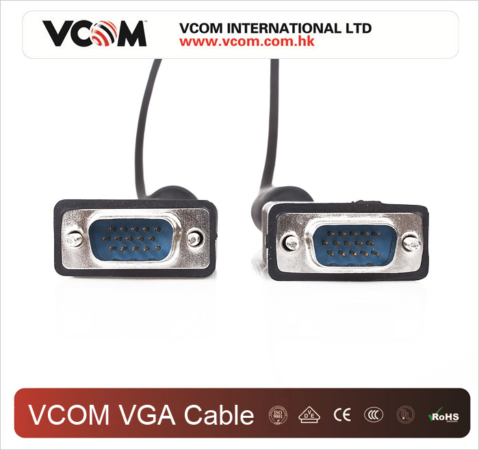 Cble VGA VCOM HD 15 M / M 3 + 4 +2 ferrite 