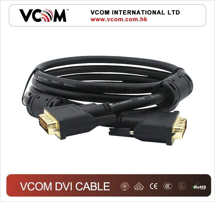 cble DVI VCOM 24 + 1 M / M + 2 ferrites