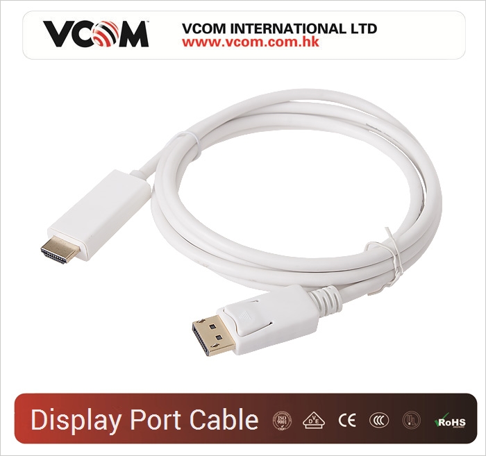 cble VCOM  Mini affichage M/HDMI 19P M Blanc