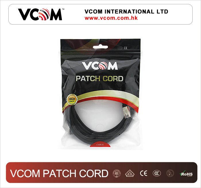 Corde VCOM FTP CAT6 Noir