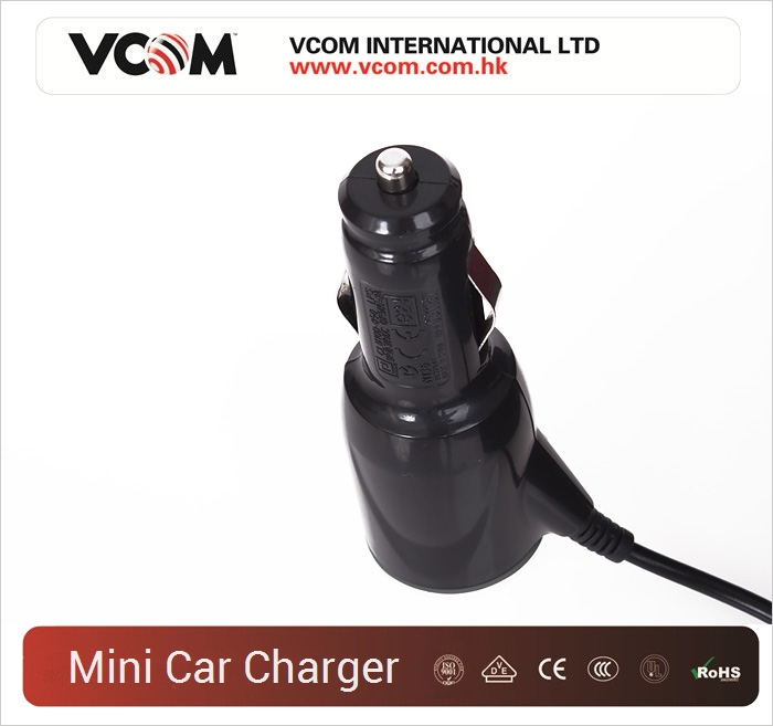 Mini Chargeur de voiture USB VCOM vers micro USB