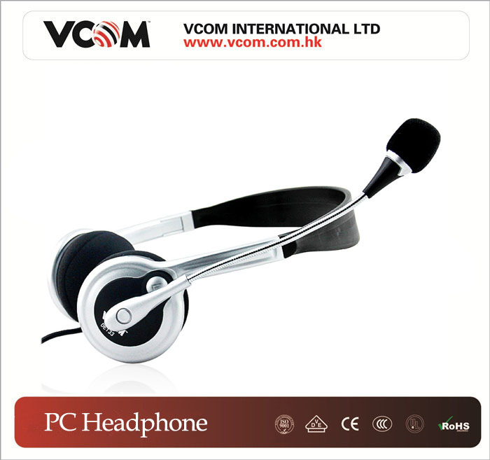 Casque VCOM stro avec microphone pour PC