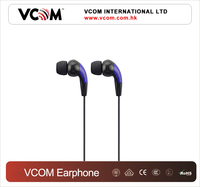 Ecouteurs VCOM  plastique lgants pour Musique