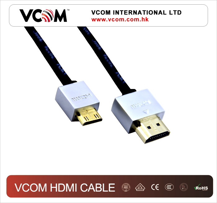 Cble HDMI VCOM ultra mince  Haute Qualit