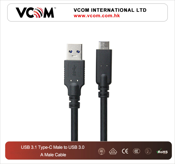 Cble VCOM USB 3.1, rcent et rapide USB