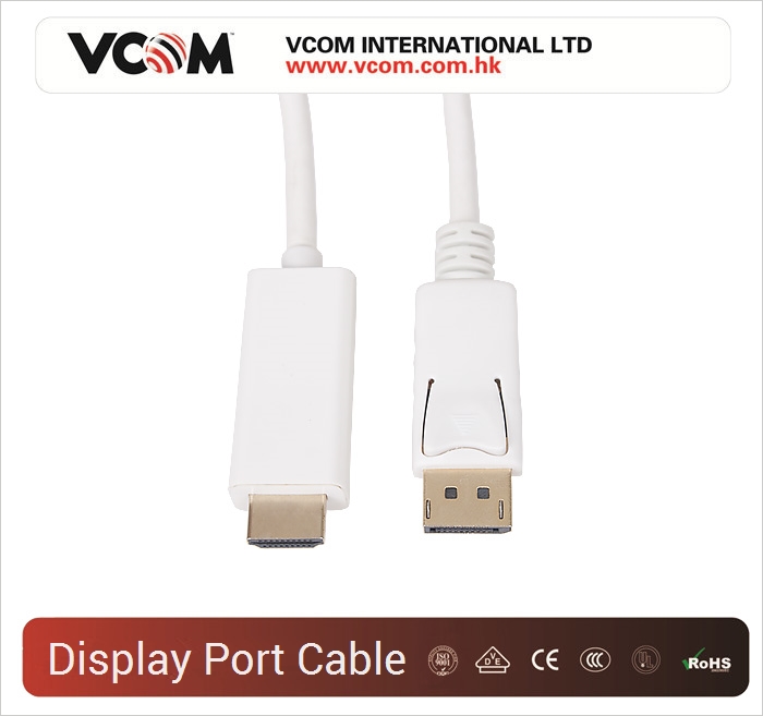 cble VCOM  Mini affichage M/HDMI 19P M Blanc