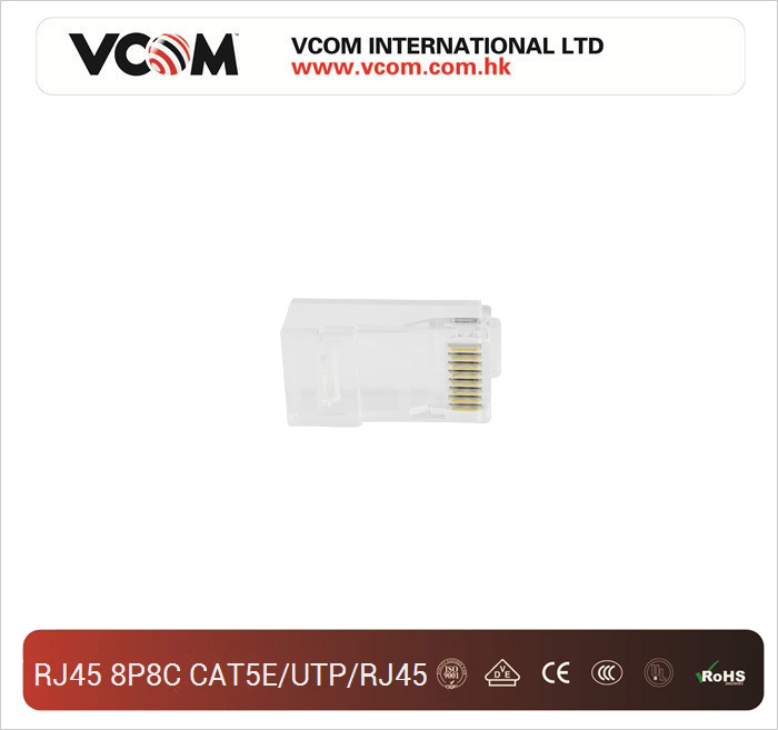 Fiche VCOM CAT5e RJ45 UTP 8P8C 