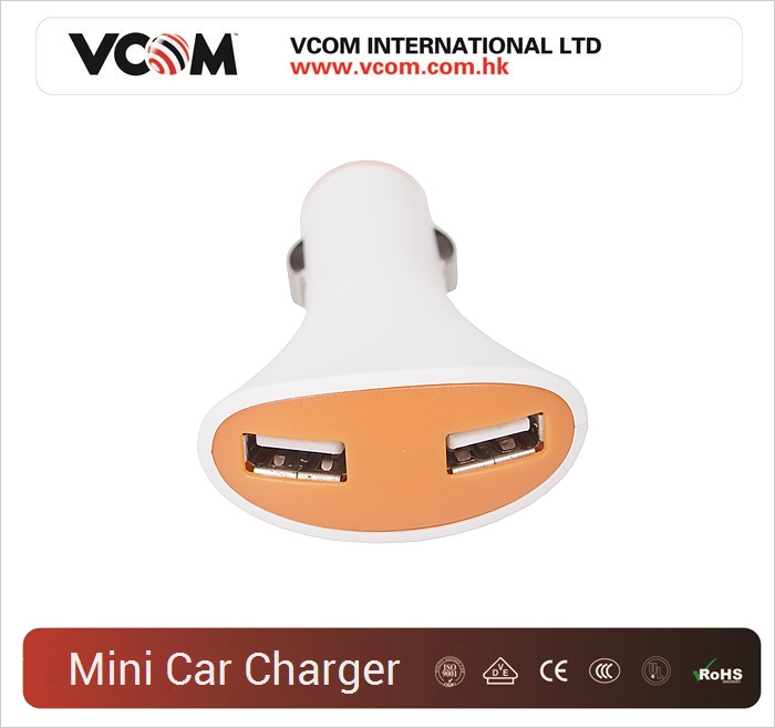 Mini Chargeur de voiture USB VCOM 