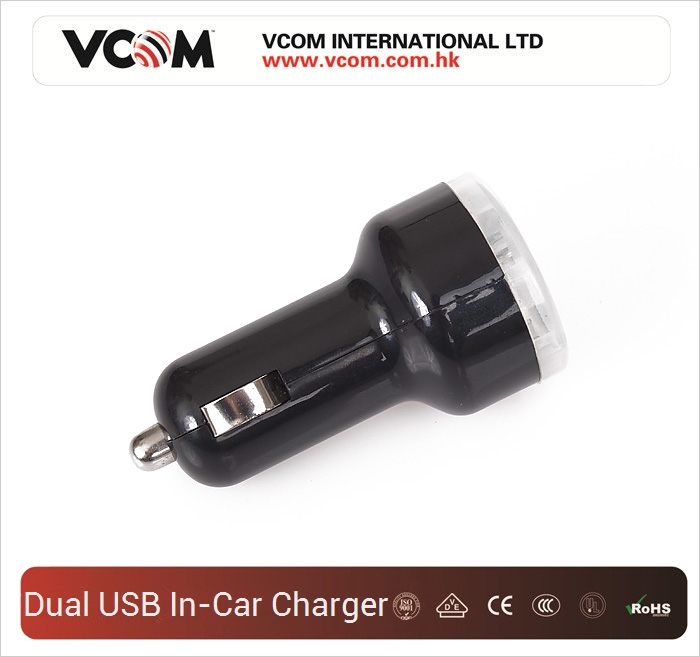 Mini Chargeur de voiture USB VCOM 