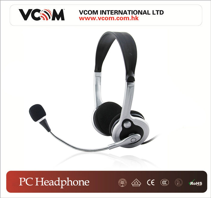 Casque VCOM stro avec microphone pour PC