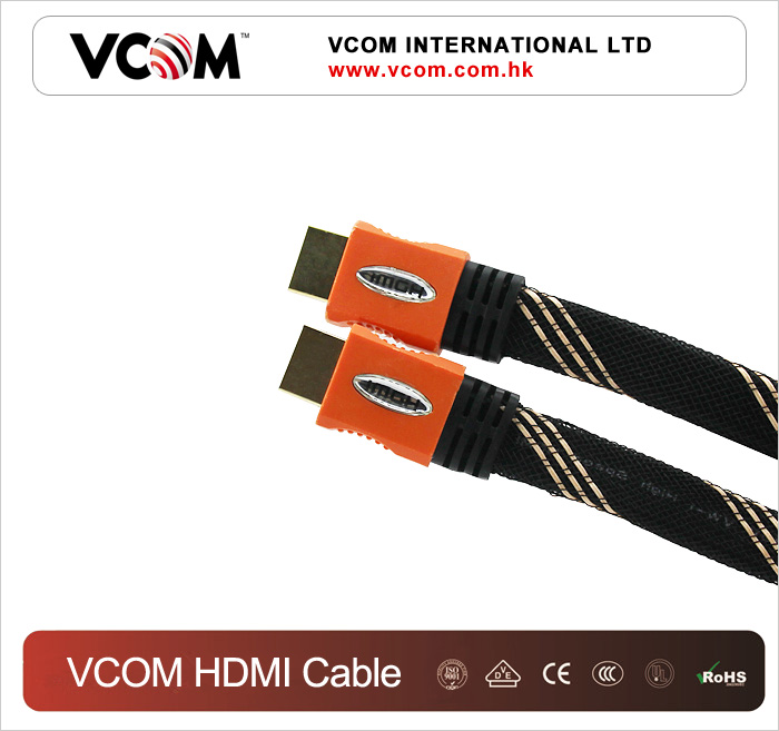 Cble HDMI VCOM plat  roulement facile