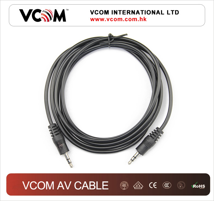 VCOM 3,5 mm Cble Audio  2 fiches RCA 