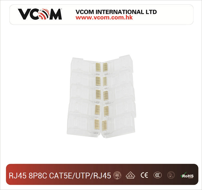 Fiche VCOM CAT5e RJ45 UTP 8P8C 