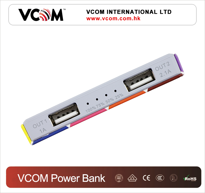 Banque d'alimentation portable VCOM  la mode