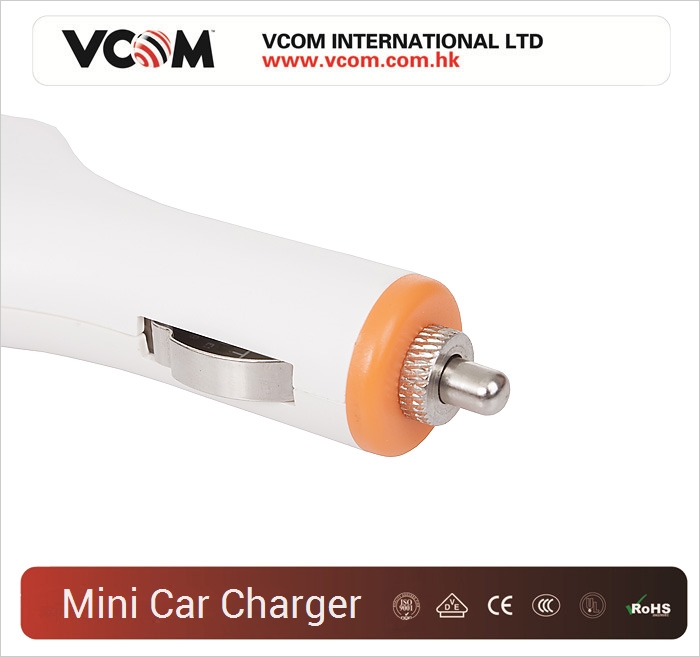 Mini Chargeur de voiture USB VCOM 