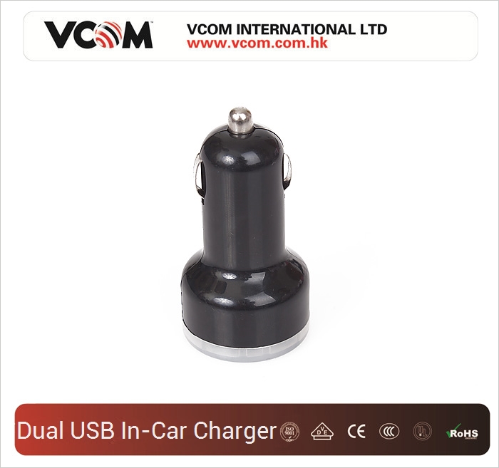 Mini Chargeur de voiture USB VCOM 