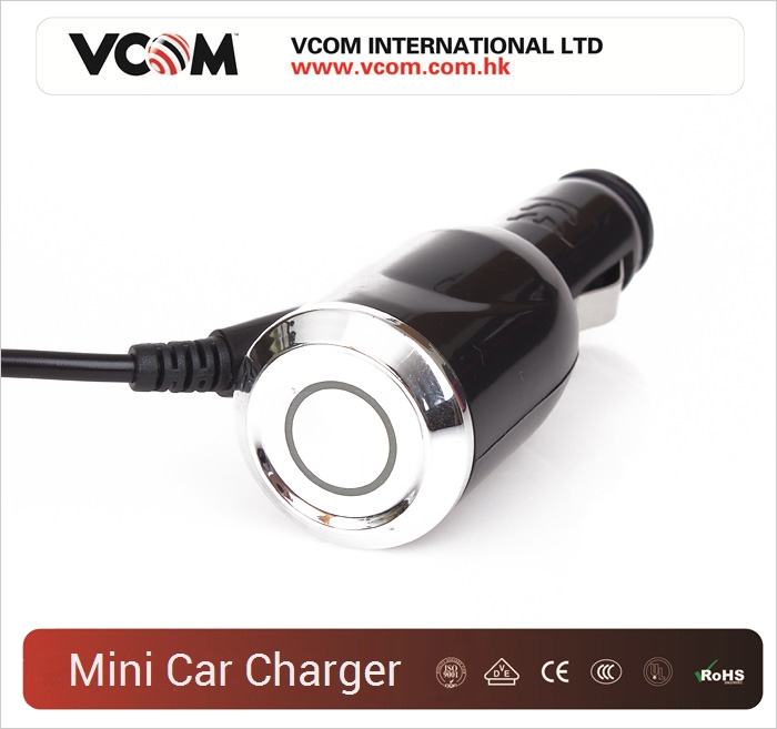 Mini Chargeur de voiture USB VCOM vers micro USB