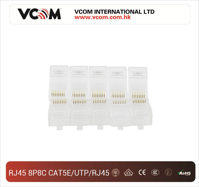 Fiche VCOM CAT5e RJ45 UTP 8P8C 