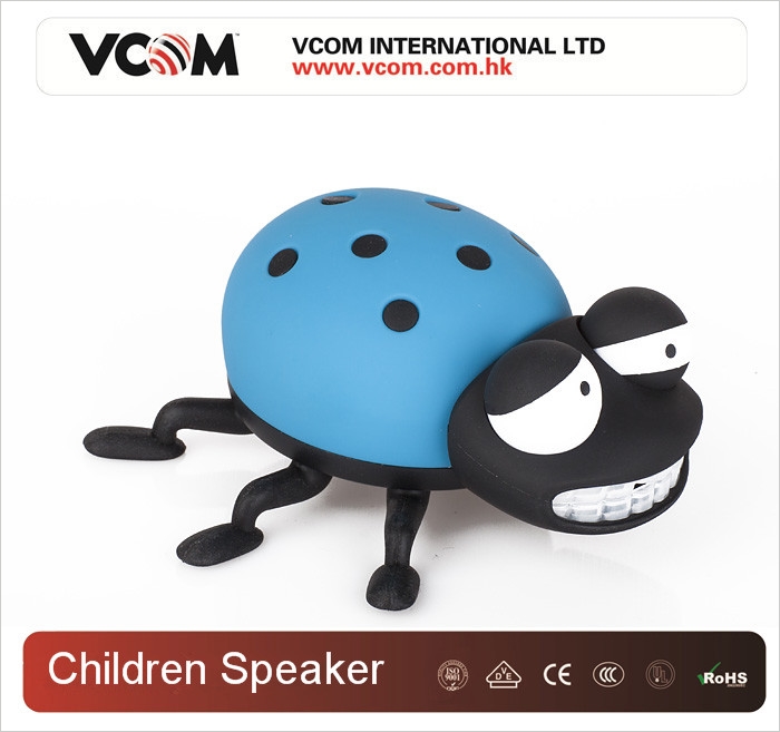 Mini haut-parleur VCOM pour enfants aliment par batterie portable