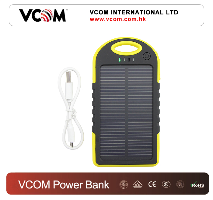 Nouvelle Banque d'alimentation portable solaire VCOM 