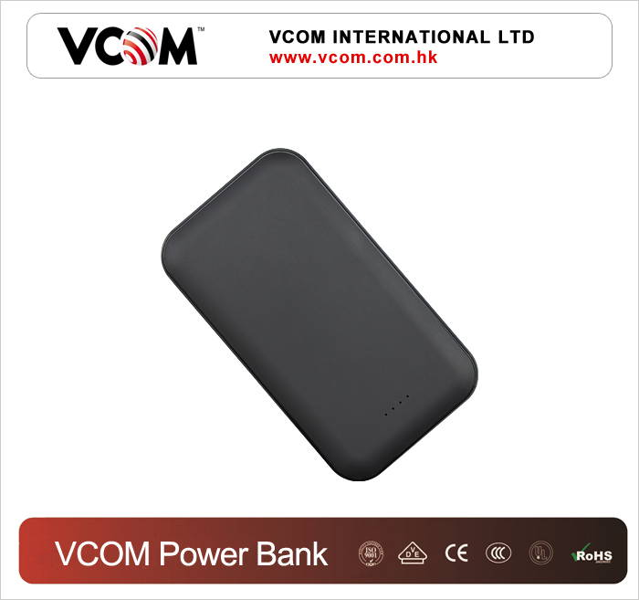 Banque d'alimentation portable VCOM de luxe Noir