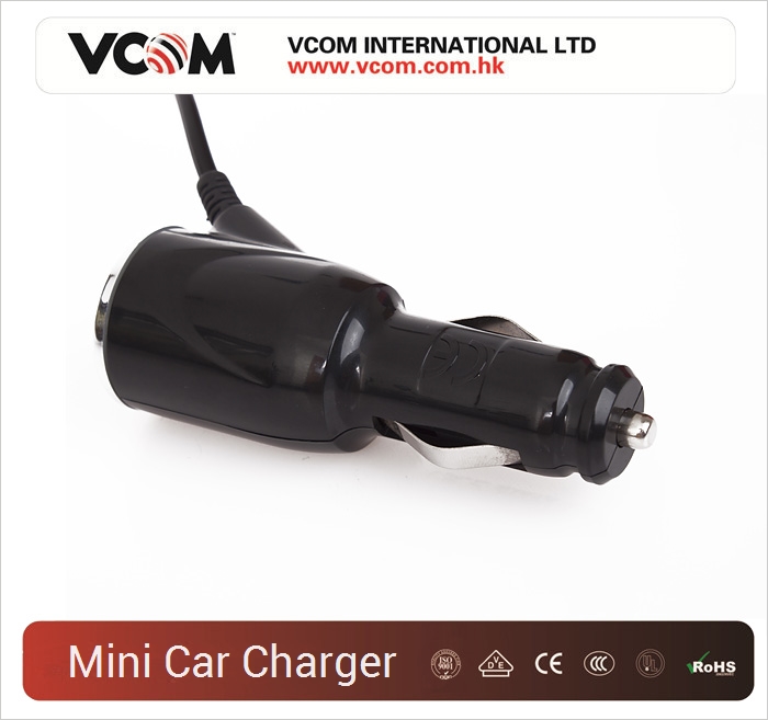 Mini Chargeur de voiture USB VCOM vers micro USB