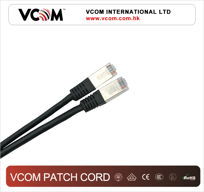 Corde VCOM FTP CAT6 Noir