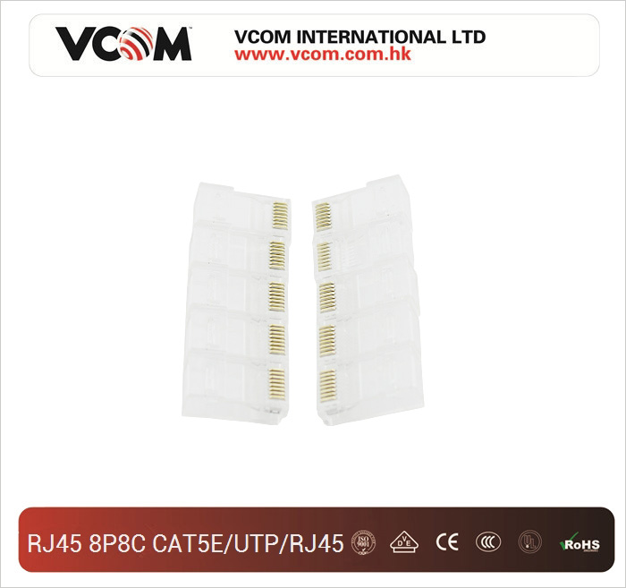 Fiche VCOM CAT5e RJ45 UTP 8P8C 