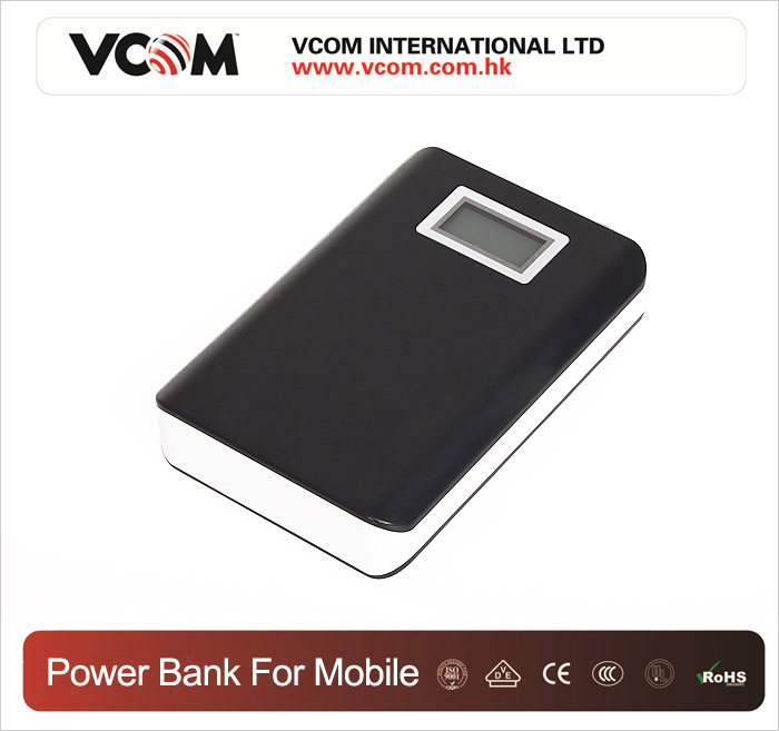 Banque d'alimentation portable VCOM 10400mah pour mobile