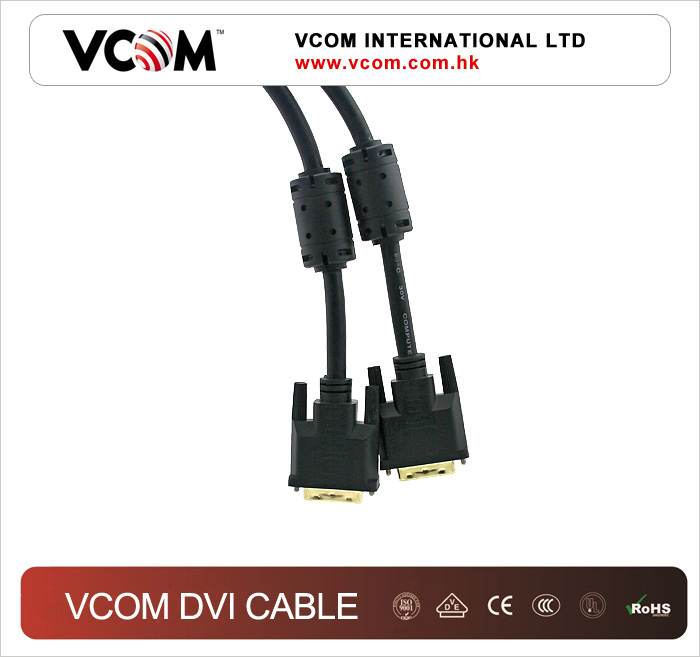 cble DVI VCOM 24 + 1 M / M + 2 ferrites