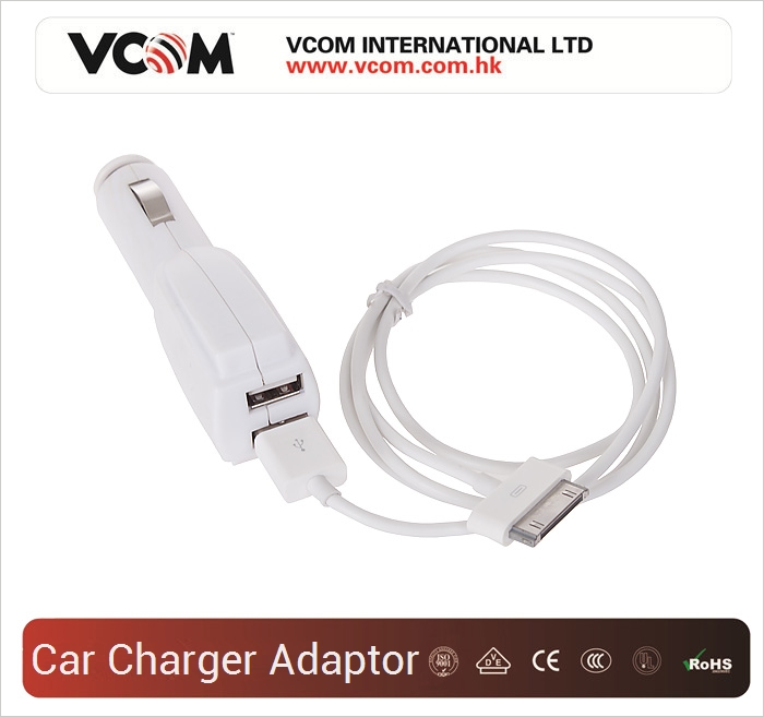 Mini Chargeur de voiture USB VCOM  30 broches