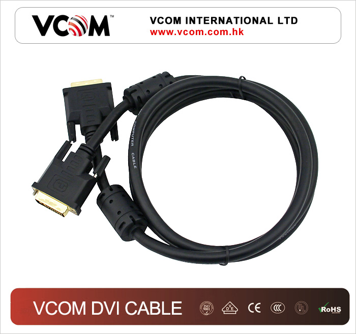 cble DVI VCOM 24 + 1 M / M + 2 ferrites