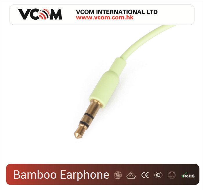 Ecouteurs VCOM Style Bamboo 